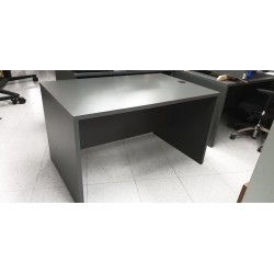 Mesa de oficina gris oscuro